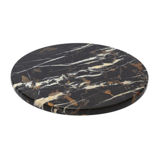 Cook Nook Marmore Black And Gold Marble Lazy Susan