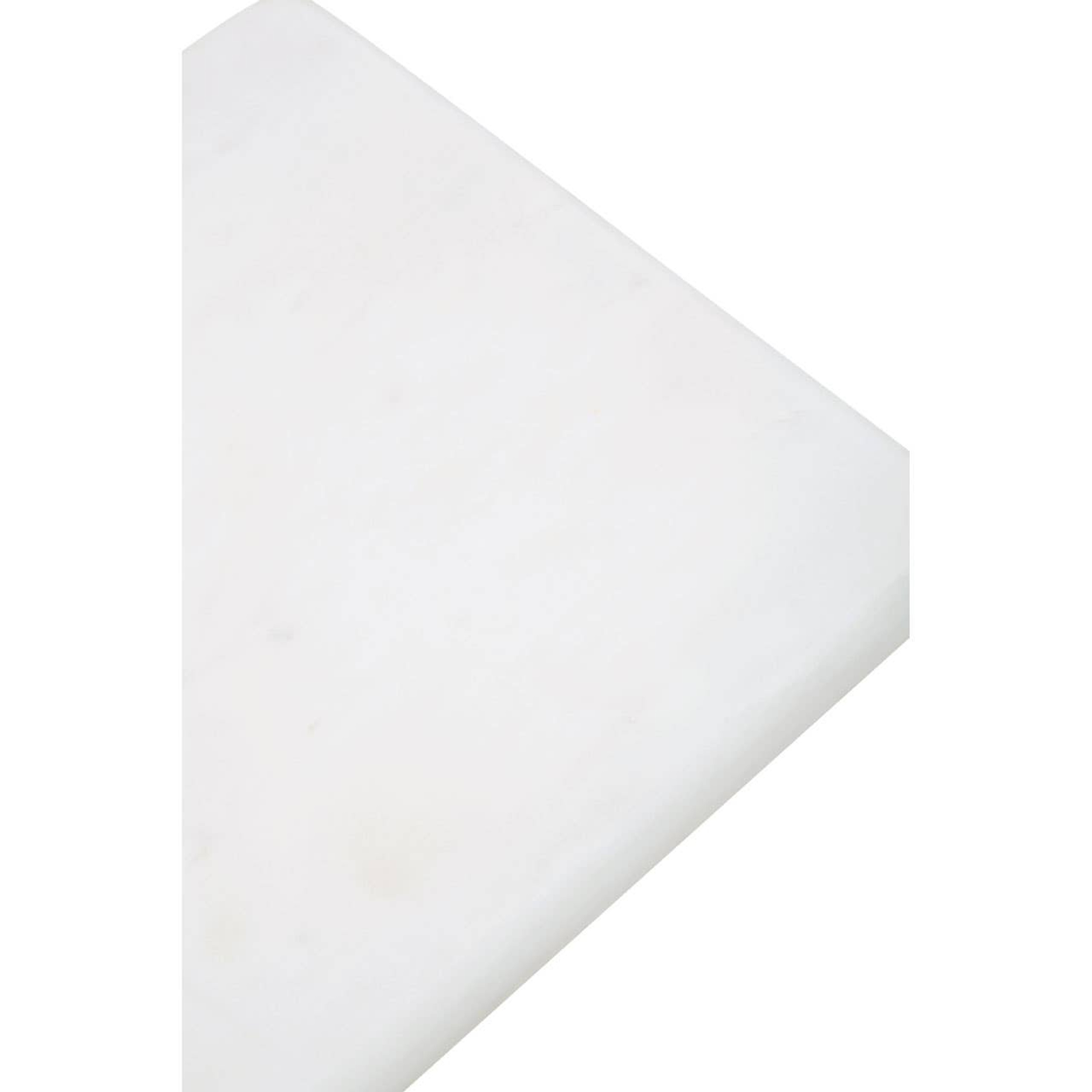 Cook Nook Monzaro White Marble And Acacia Wood Cake Stand