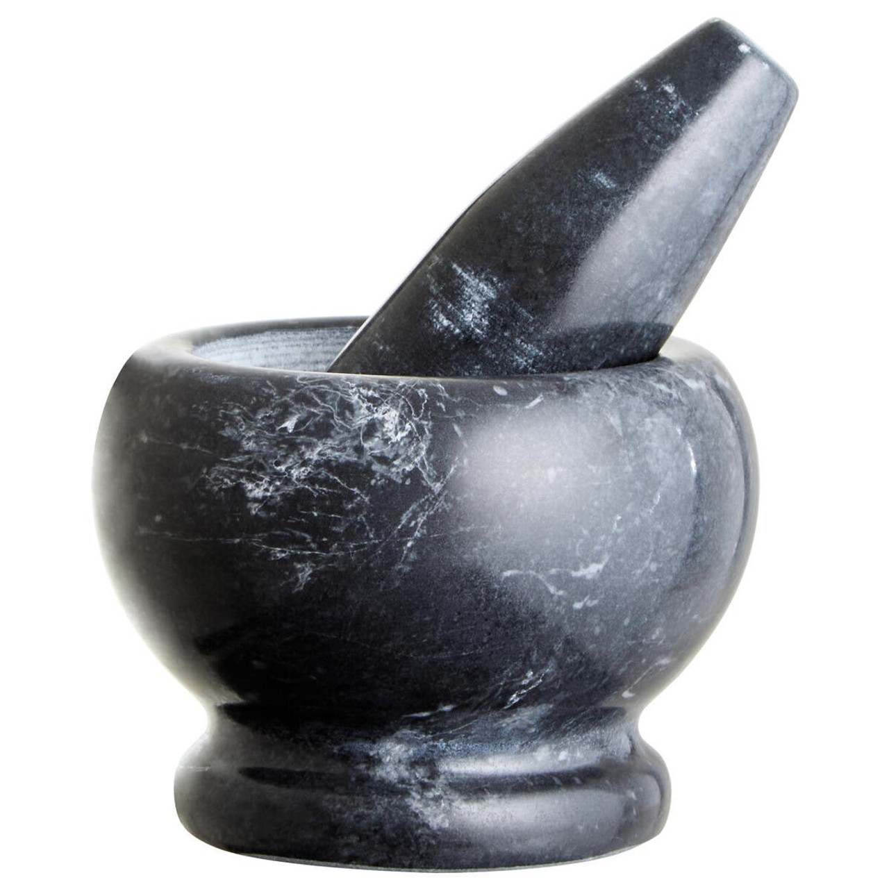 Cook Nook Marmore Black Marble Mortar and Pestle Set