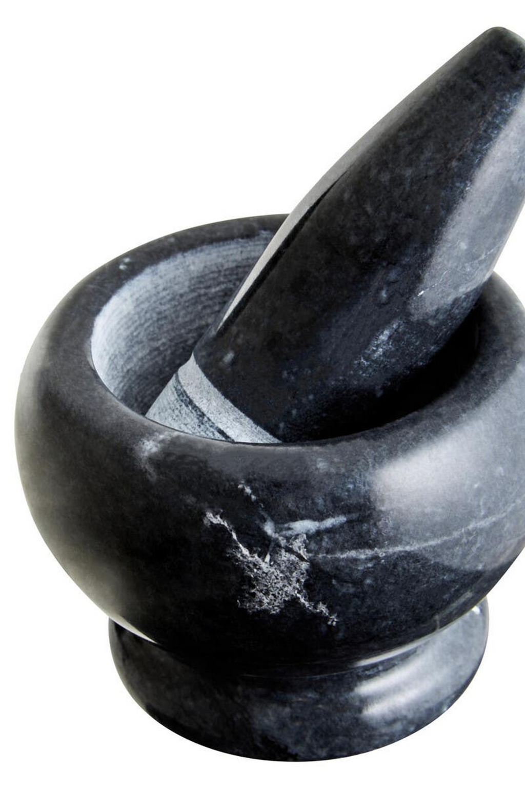 Cook Nook Marmore Black Marble Mortar and Pestle Set