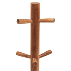 Cook Nook Monzaro Acacia Wood And White Marble Mug Tree