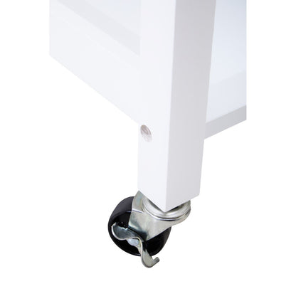 Frankfurt White Kitchen Trolley