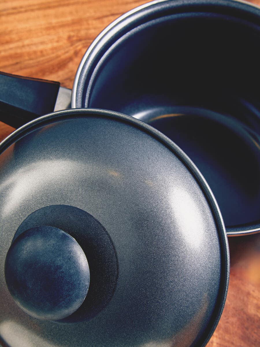 Viggo 5 Piece Silver Non Stick Cookware Set