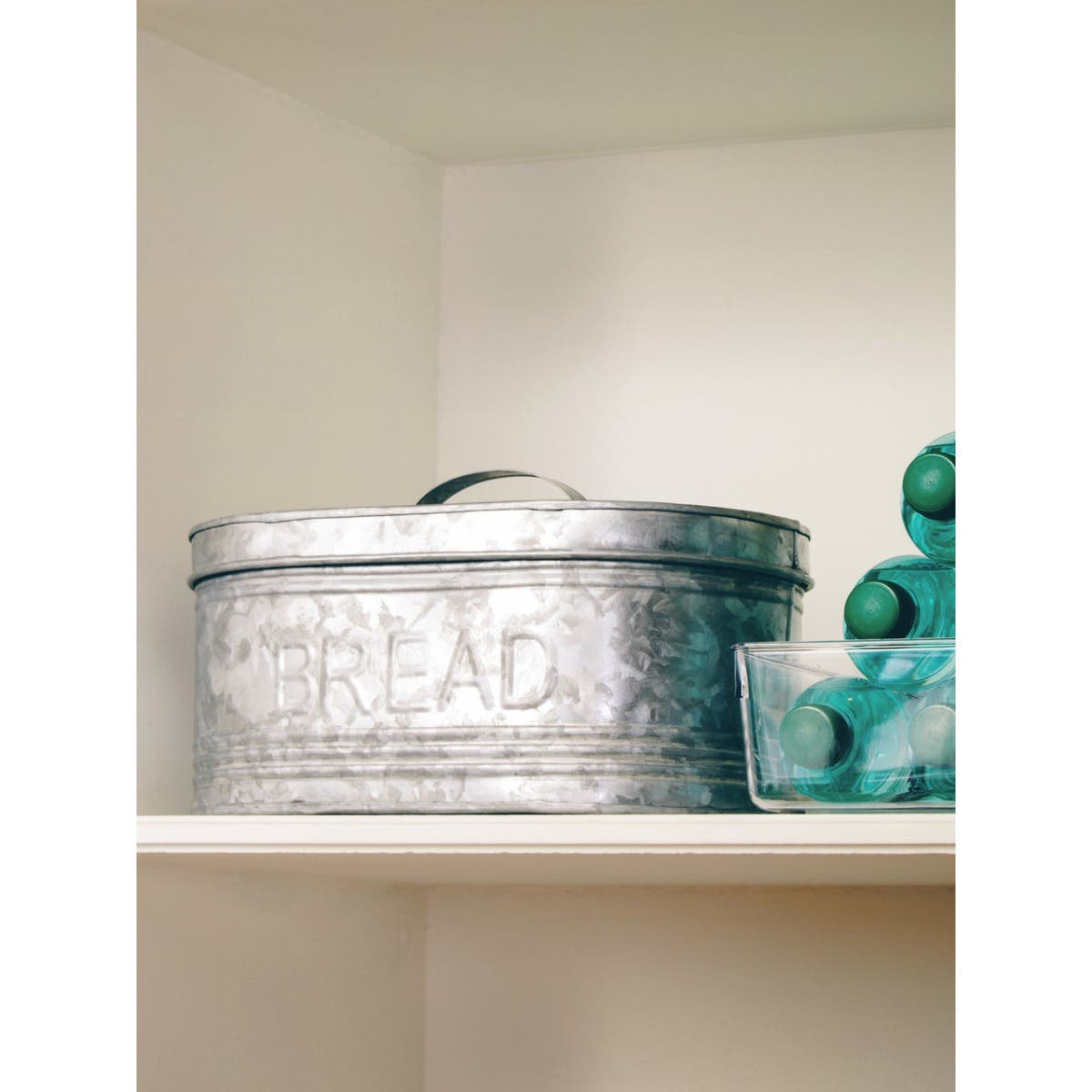 Drummond Galvanised Steel Bread Bin