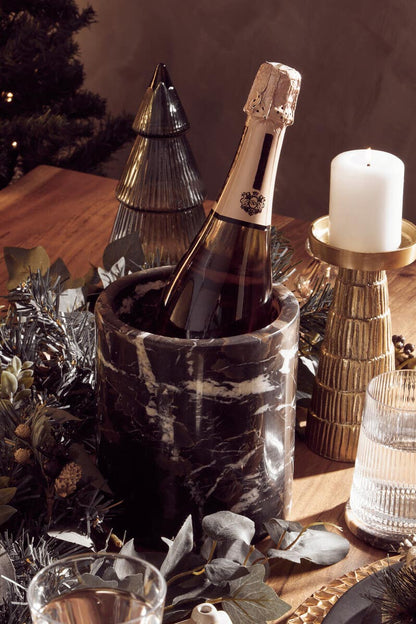 Salmo Black Marble Wine Cooler