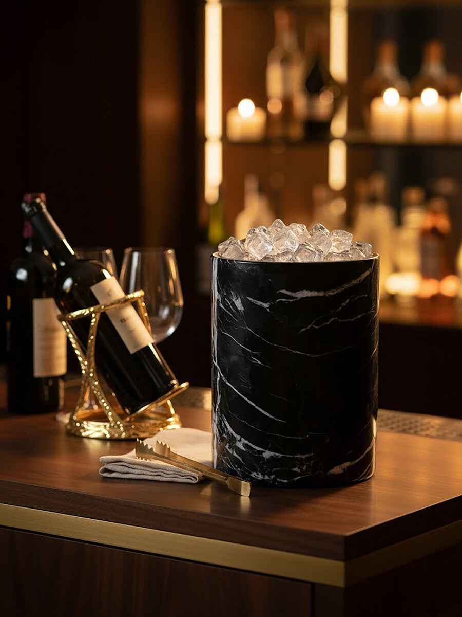 Salmo Black Marble Ice Bucket