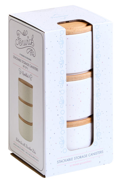 Fenwick Set of 3 Stackable Canisters