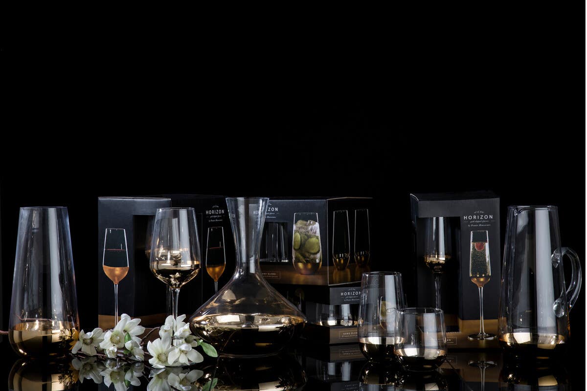 Horizon Set Of Four Champagne Glasses