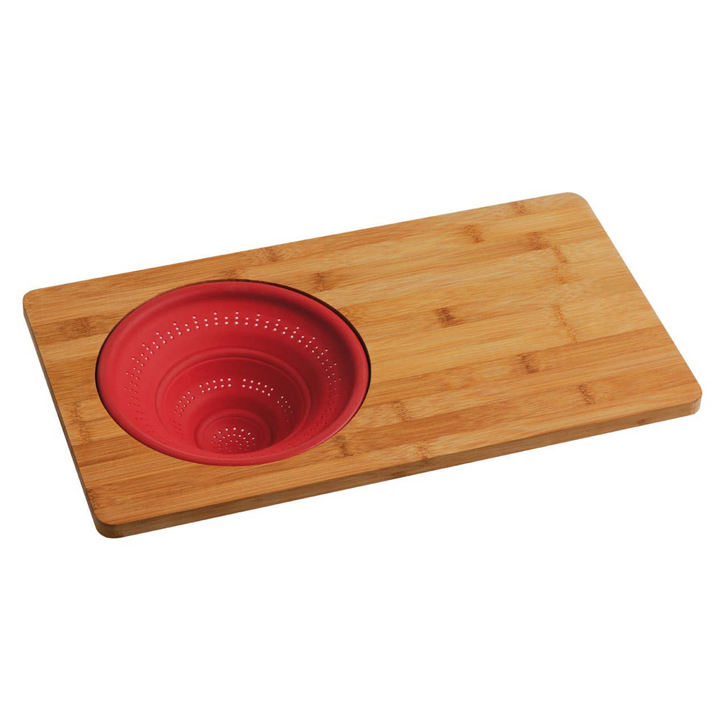 Cook Nook Aleki Bamboo Chopping and Serving Board With Colander