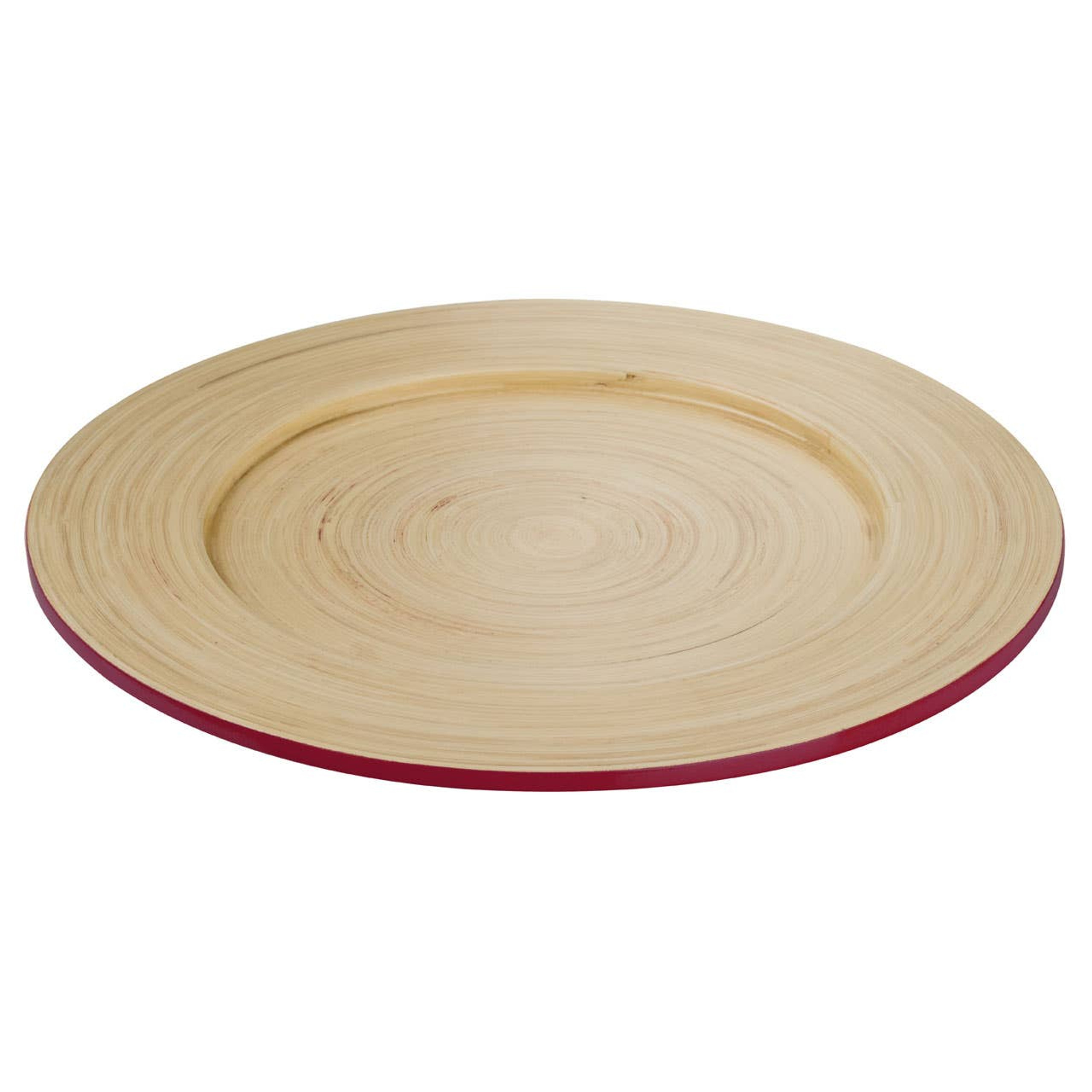 Cook Nook Kyoto Raspberry Bamboo Charger Plate