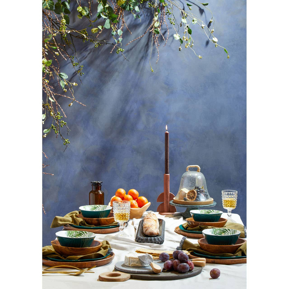 Cook Nook Kora Acacia Large Round Plate