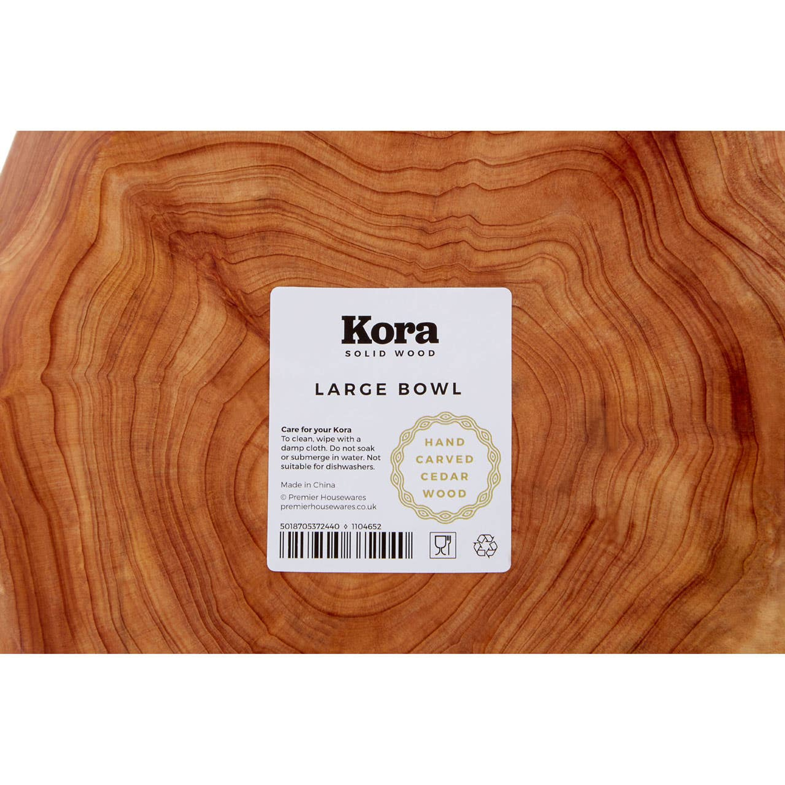 Cook Nook Savin Cedarwood Large Bowl