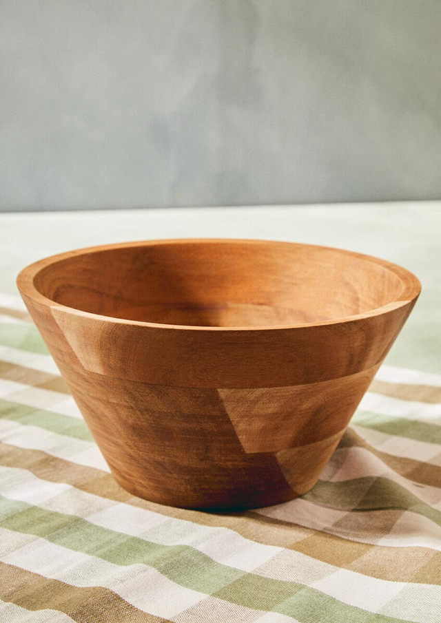 Cook Nook Socorro Acacia Wood Salad Bowl
