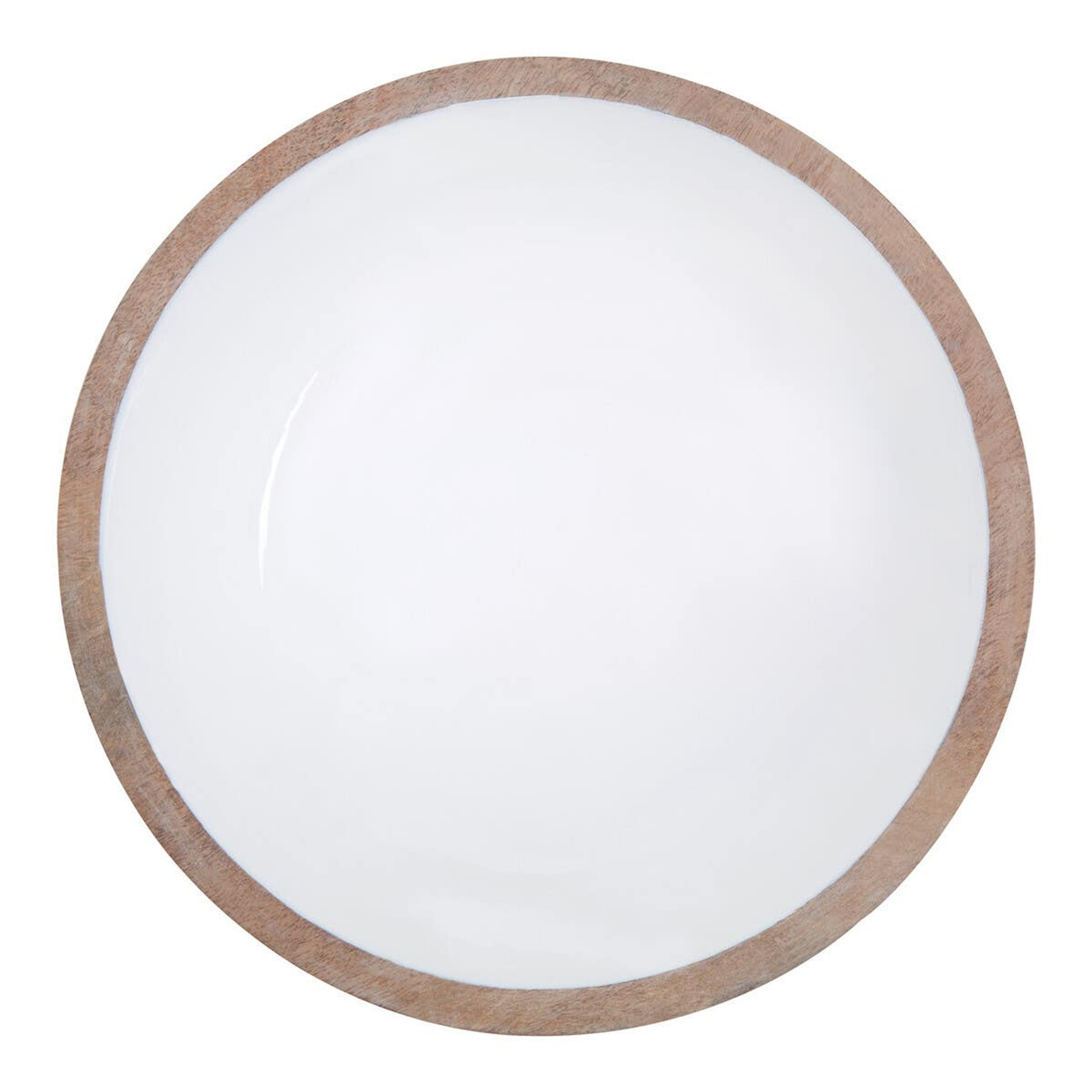 Cook Nook Kara Mango Wood Round Serving Bowl