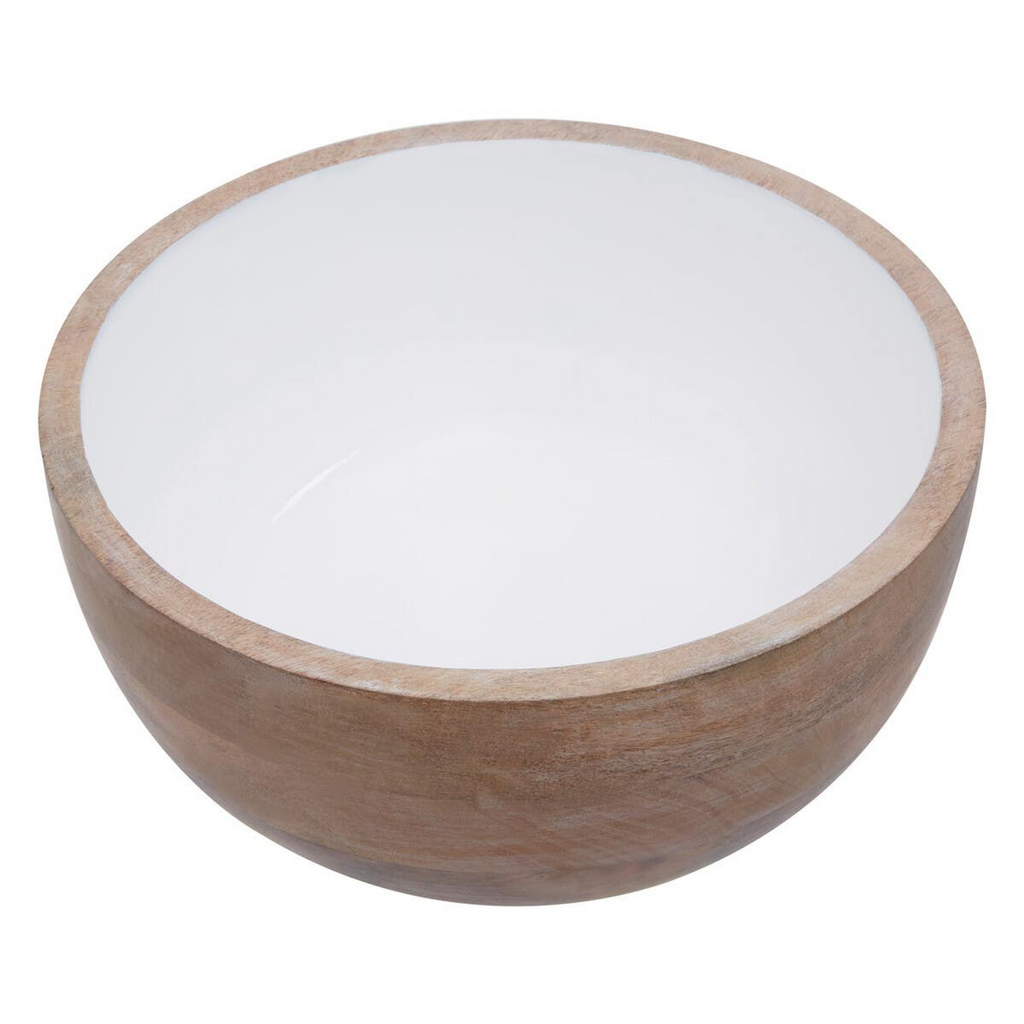 Cook Nook Kara Mango Wood Round Serving Bowl