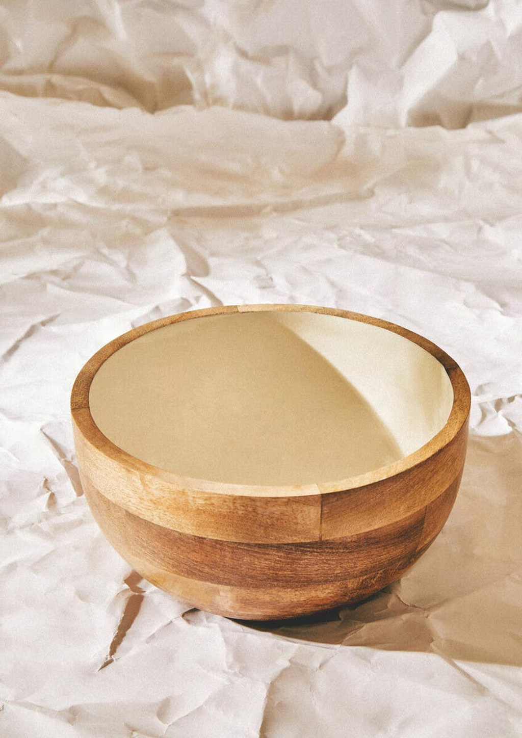 Cook Nook Kara Mango Wood Round Serving Bowl