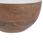 Cook Nook Kara Mango Wood Round Serving Bowl
