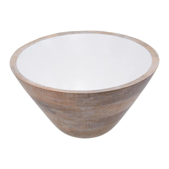Cook Nook Kara Mango Wood Large Tapered Bowl