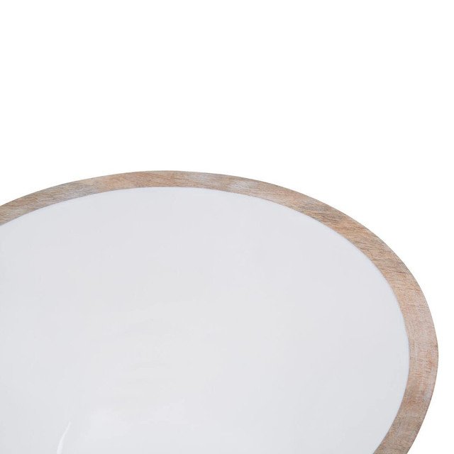 Cook Nook Kara Mango Wood Large Tapered Bowl