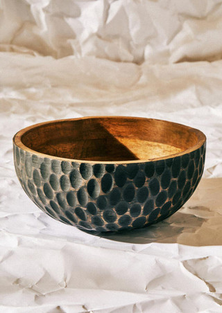 Cook Nook Kara Large Mango Wood Bowl