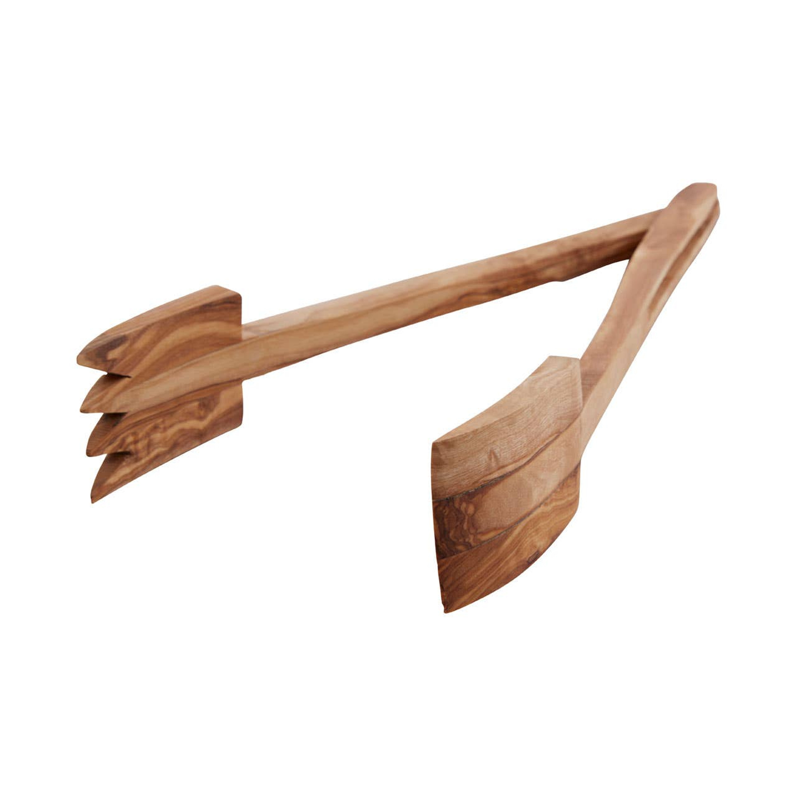 Cook Nook Kora Olive Wood Serving Tongs