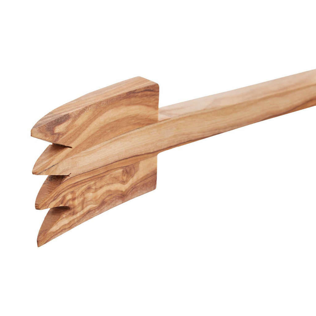 Cook Nook Kora Olive Wood Serving Tongs