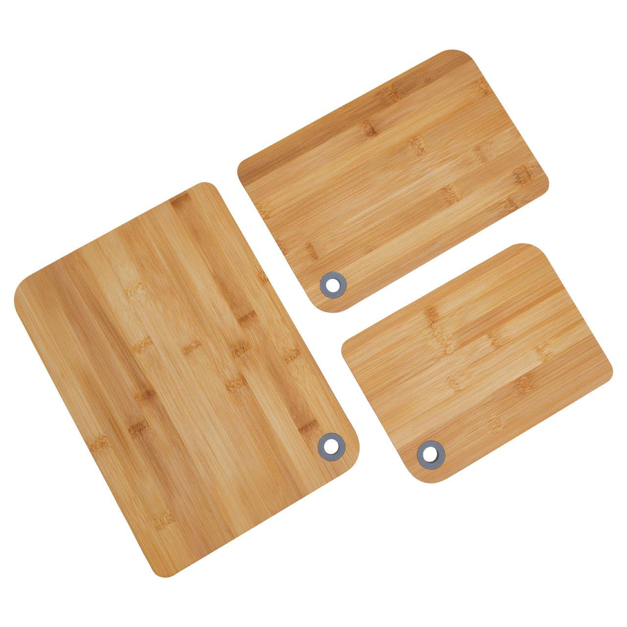 Cook Nook Aleki Set Of Three Chopping and Serving Boards With Rings