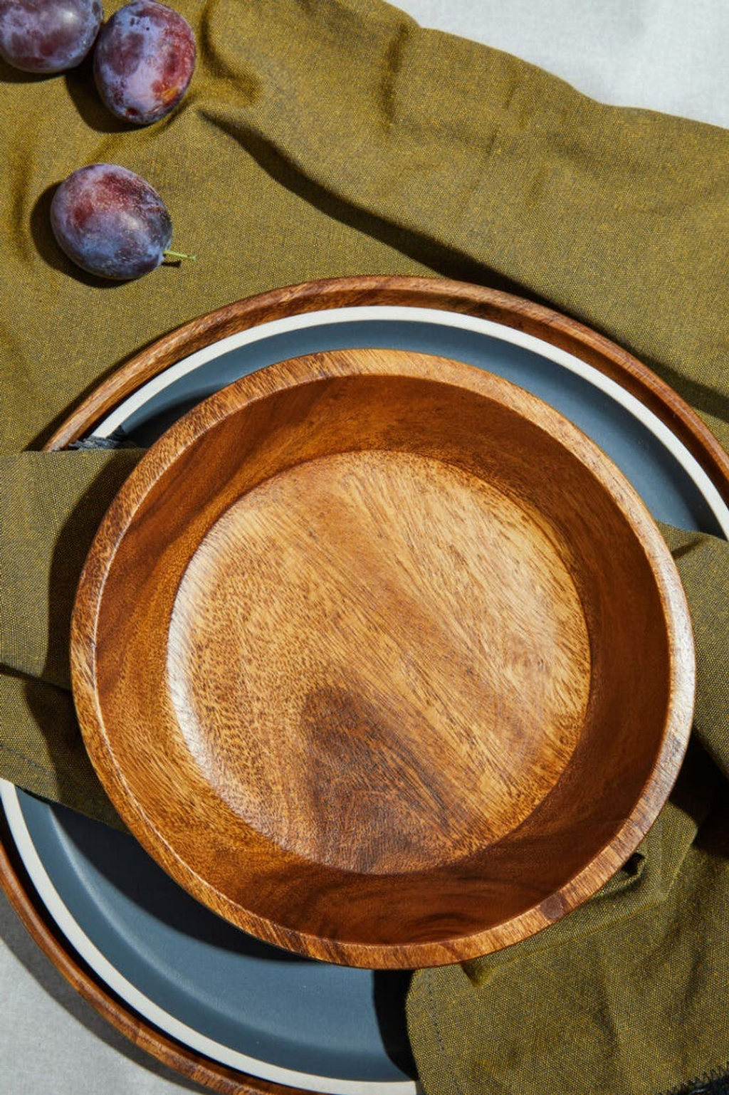 Cook Nook Kora Acacia Large Round Bowl