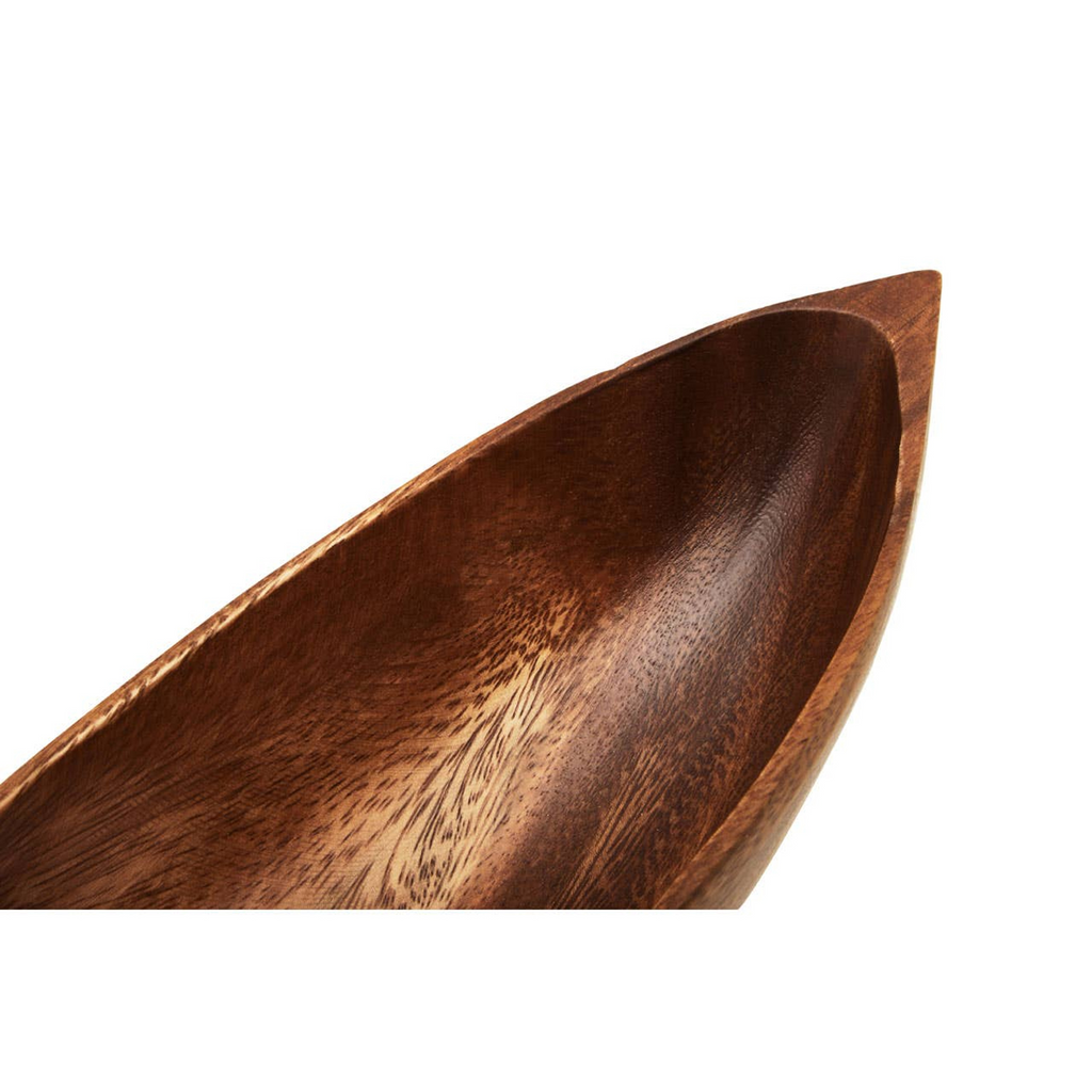 Cook Nook Kora Acacia Boat Shaped Serving Dish