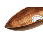 Cook Nook Kora Acacia Boat Shaped Serving Dish