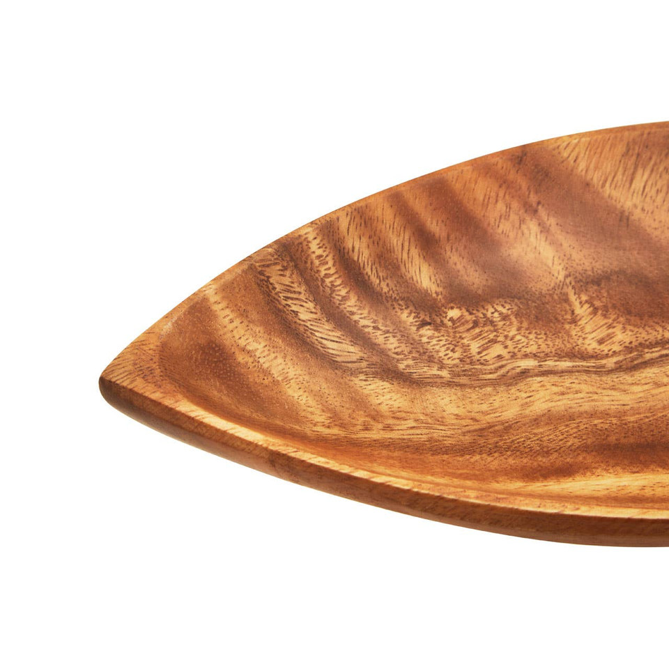 Cook Nook Kora Acacia Large Leaf Platter