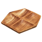 Cook Nook Kora Acacia Large Four Section Serving Dish