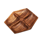 Cook Nook Kora Acacia Large Four Section Serving Dish