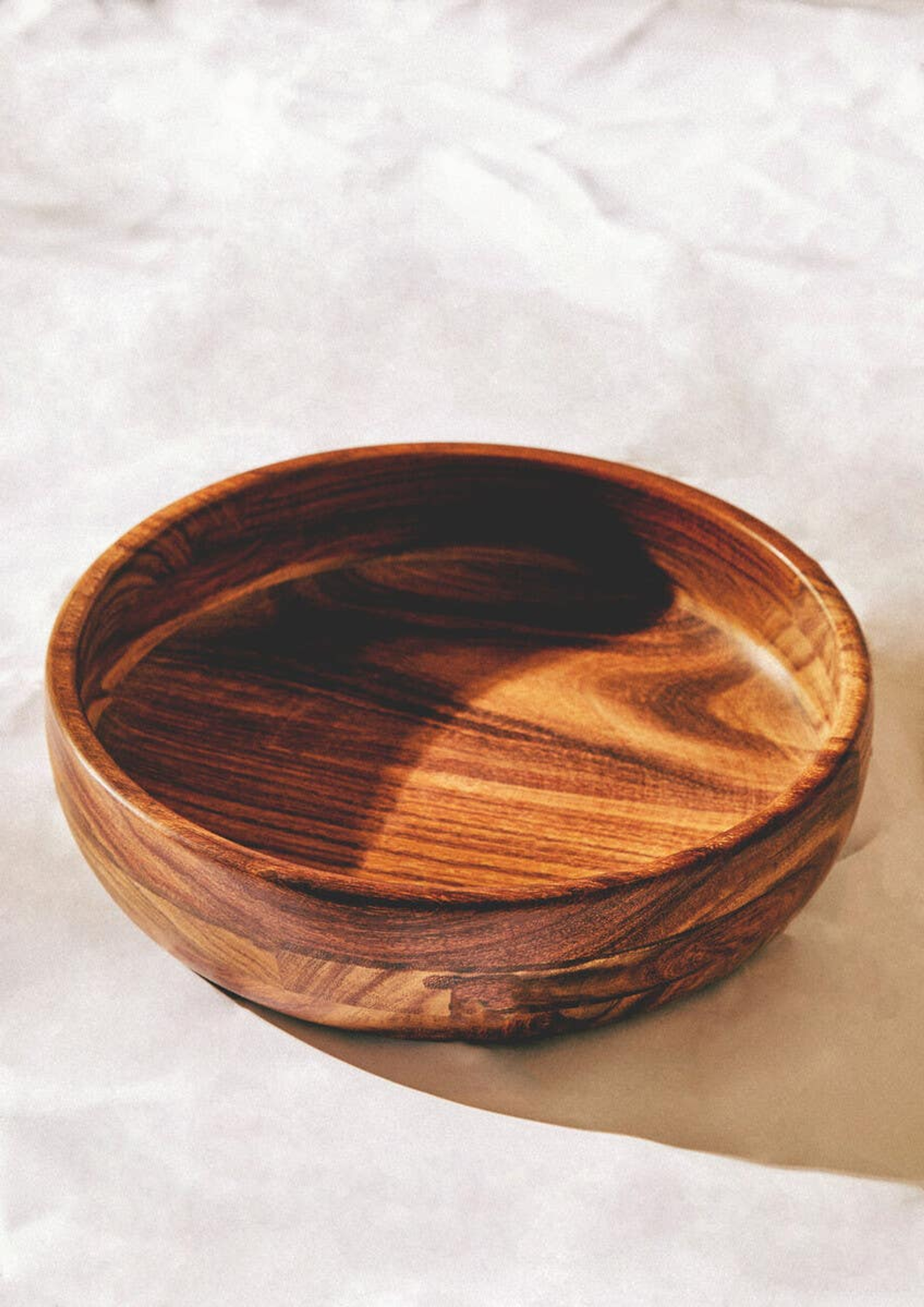 Cook Nook Rosi Round Sheesham Wood Salad Bowl