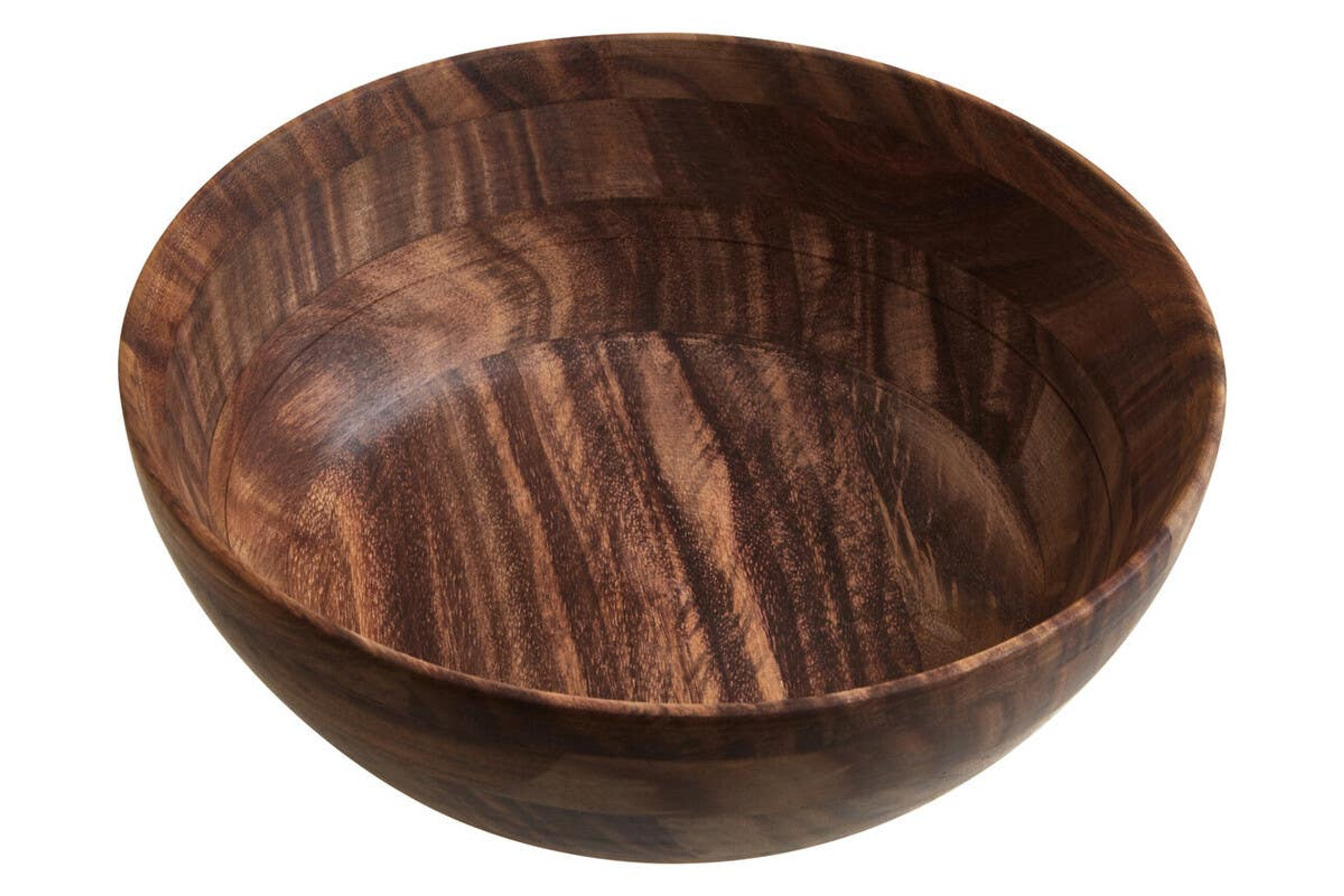 Cook Nook Rosi Large Round Sheesham Wood Salad Bowl