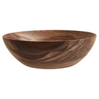 Cook Nook Rosi Large Round Sheesham Wood Salad Bowl