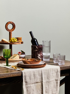 Cook Nook Kora Sheesham Wood Two Tier Cake Stand