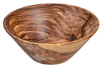 Cook Nook Rosi Large Round Sheesham Wood Tapered Salad Bowl