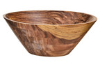 Cook Nook Rosi Large Round Sheesham Wood Tapered Salad Bowl