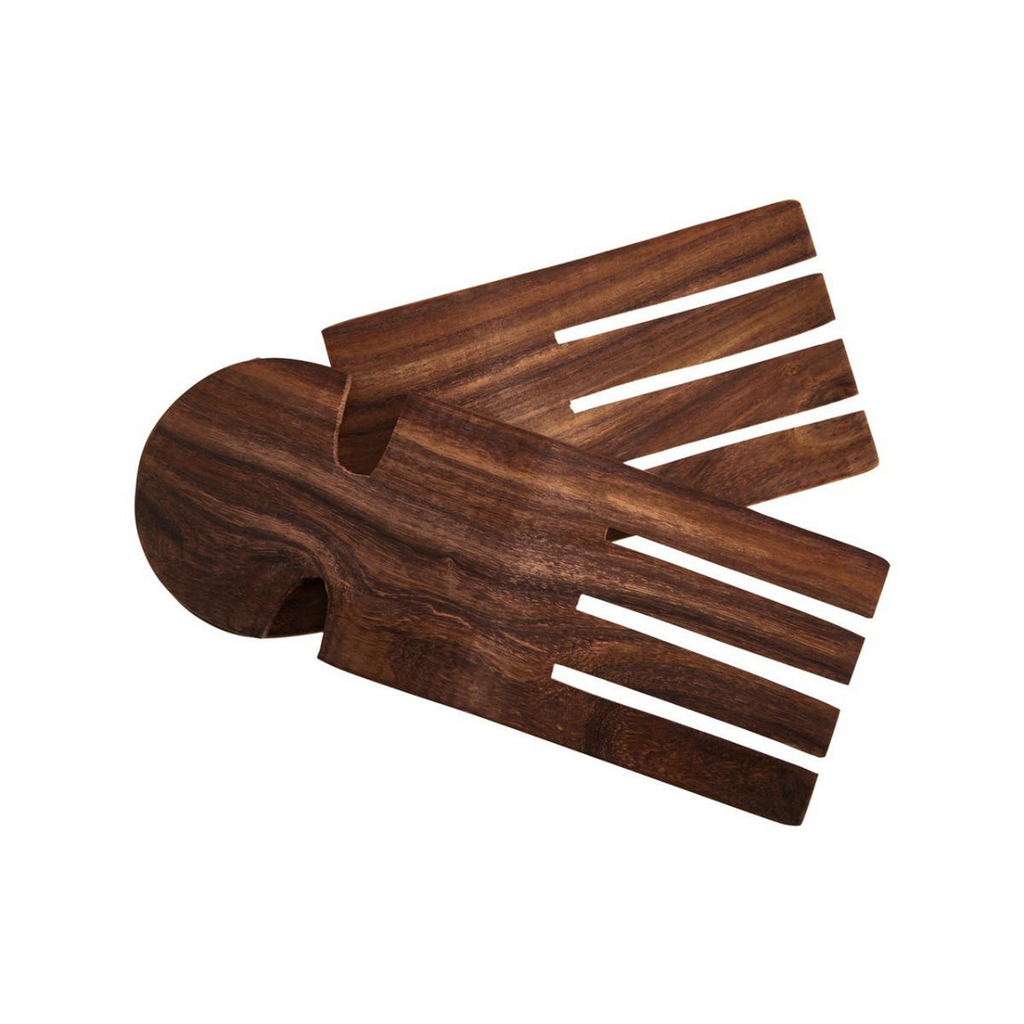 Cook Nook Rosi Sheesham Wood Salad Hand Servers