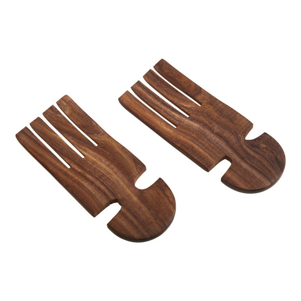 Cook Nook Rosi Sheesham Wood Salad Hand Servers