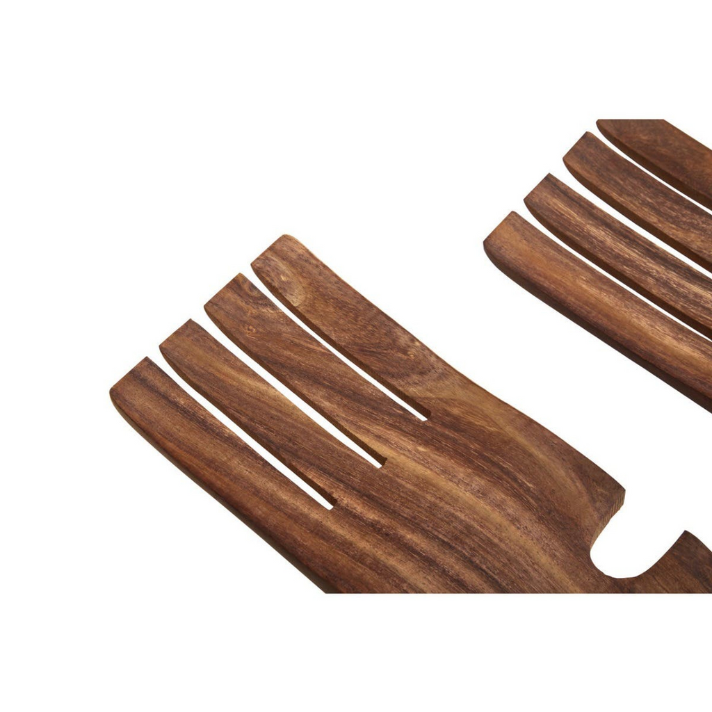 Cook Nook Rosi Sheesham Wood Salad Hand Servers