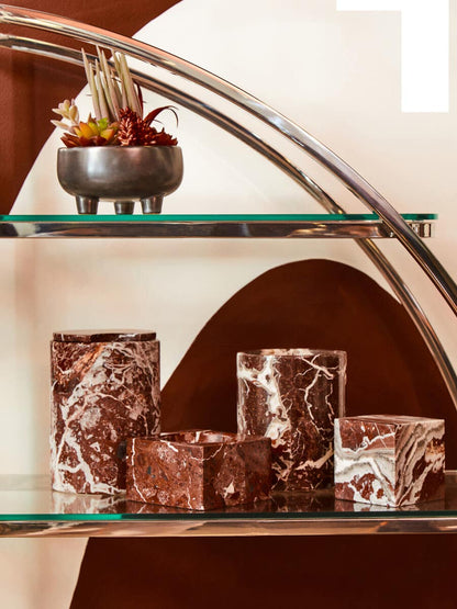 Salmo Red Marble Ice Bucket