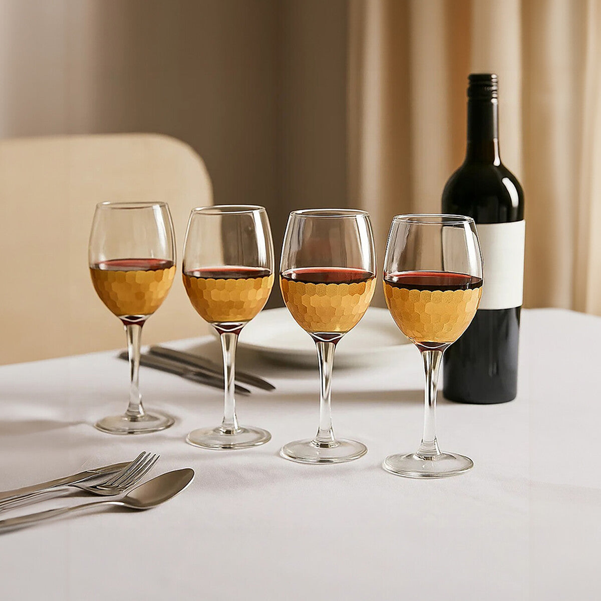 Set Of Four Astrid Small Wine Glasses