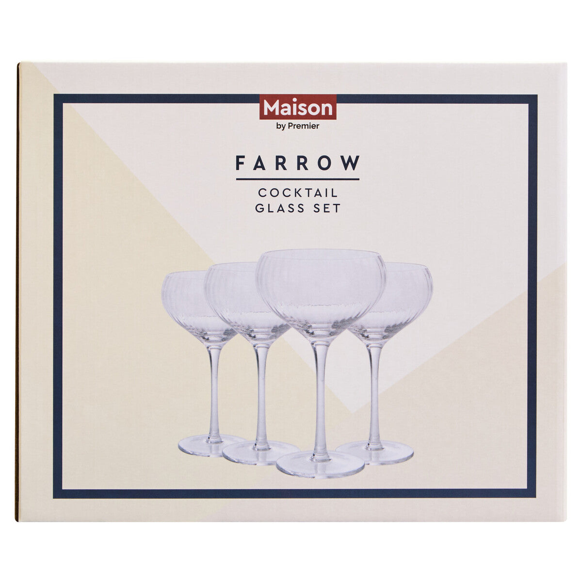 Lyle Set of Four Cocktail Glasses