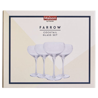 Lyle Set of Four Cocktail Glasses