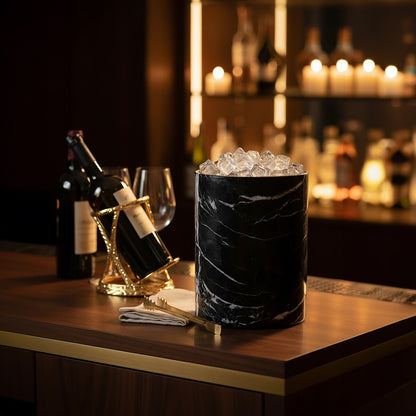 Salmo Black Marble Ice Bucket