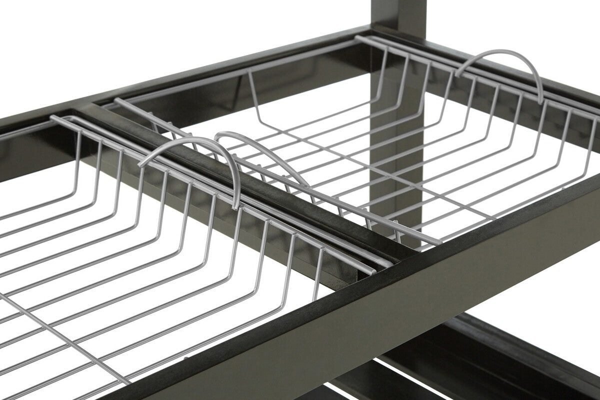 Harlow Glenn Wide Kitchen Trolley with Granite Top