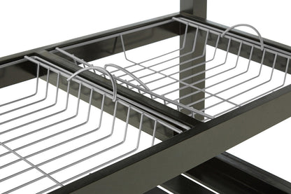 Harlow Glenn Wide Kitchen Trolley with Granite Top