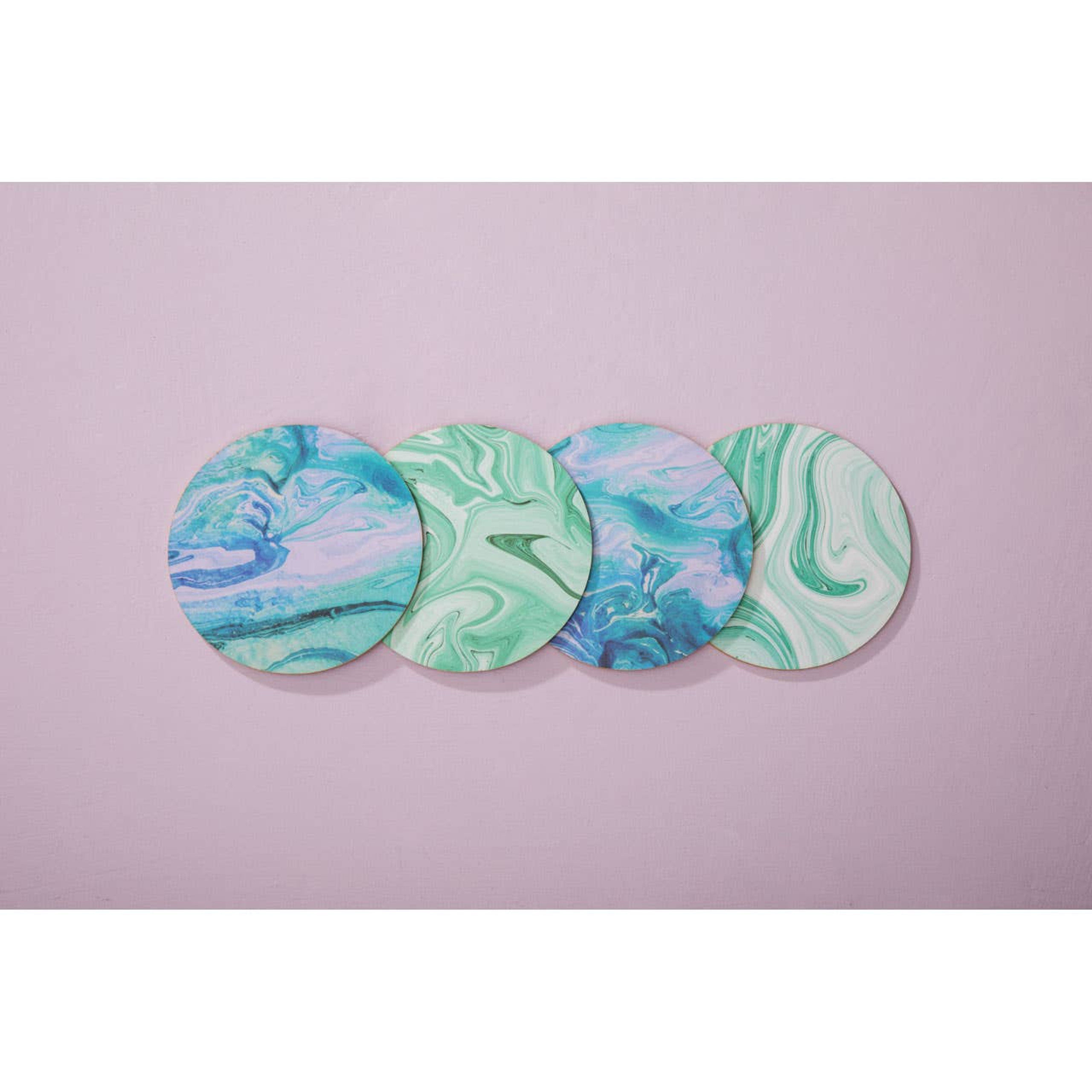 Cook Nook Mimo Set Of 4 Cork Coasters